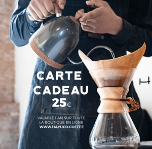 Carte cadeau - Hayuco Coffee Roasters  - torréfacteur toulouse - Specialty Coffee Toulouse