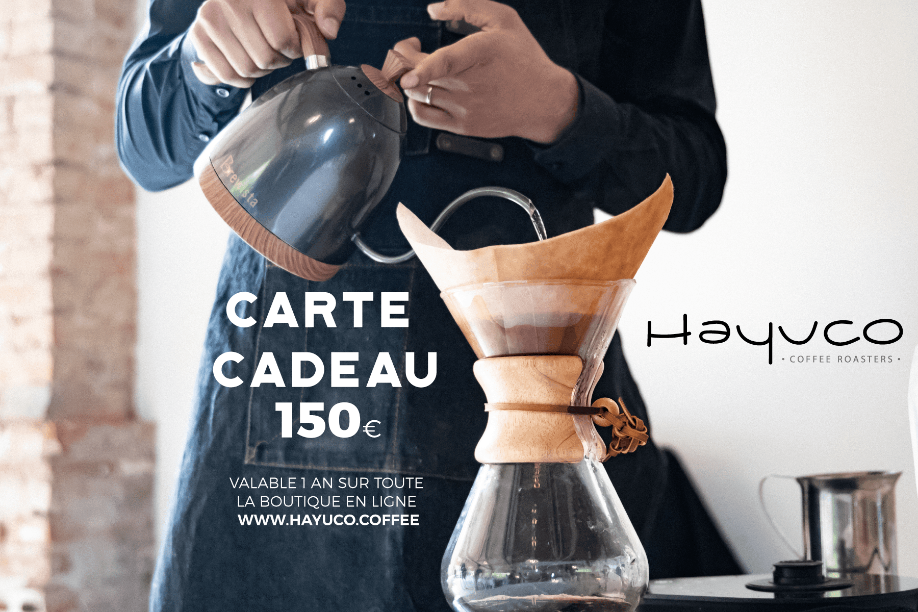 Carte cadeau - Hayuco Coffee Roasters  - torréfacteur toulouse - Specialty Coffee Toulouse